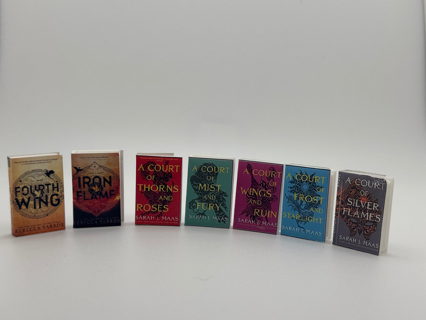 Mini Bookshelf w/ Custom Books