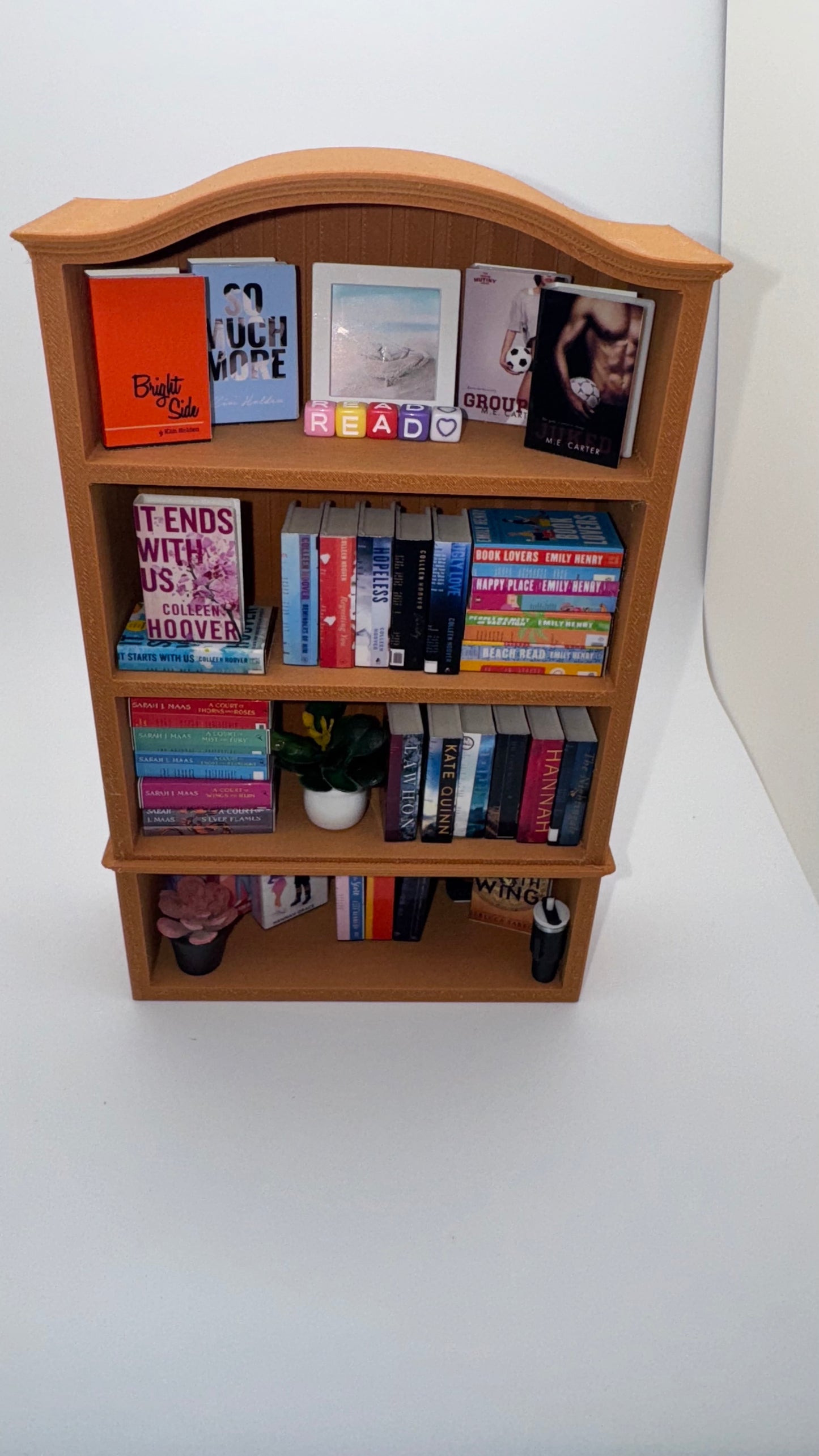 Mini Bookshelf 1:6 Scale