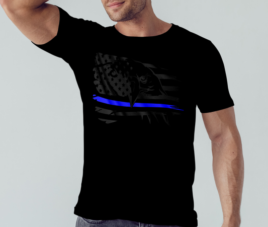 American Eagle Blue Line Shirt